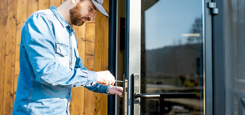 Frameless Glass Storefront Door Locks Replacement in Ukiah, CA